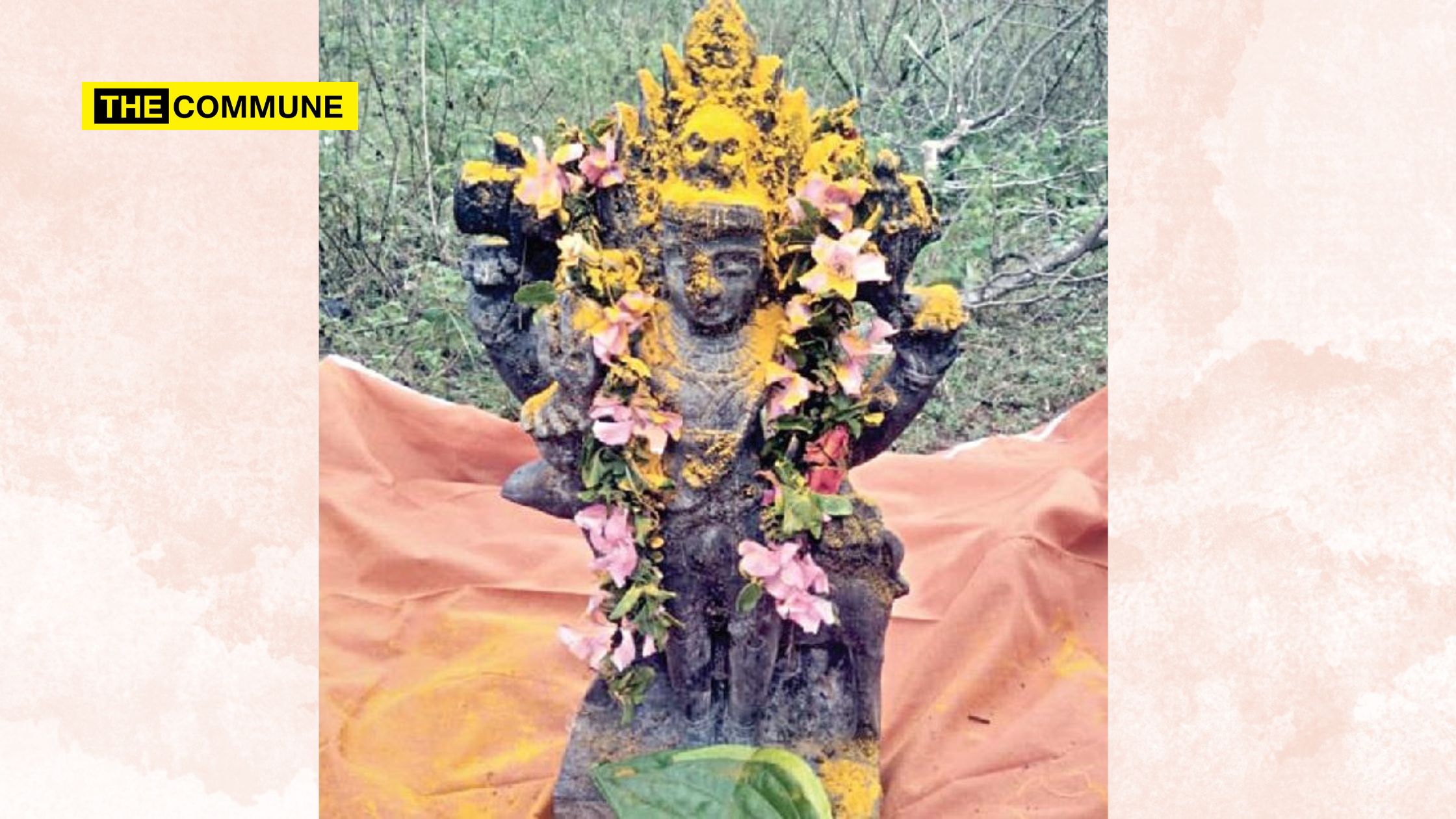 Ancient Kalabhairavar Idol Unearthed During Palm Tuber Harvest Near Tiruchirambalam In Thanjavur