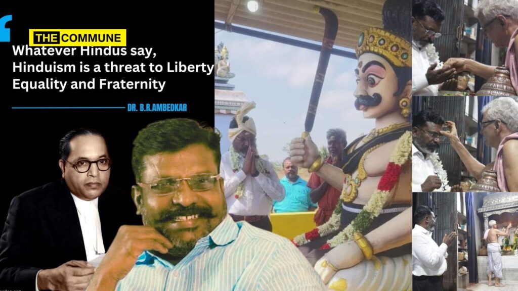 INDI Ally VCK MP Thirumavalavan Quotes Ambedkar To Say Hinduism Is A Threat To Liberty, Equality & Fraternity