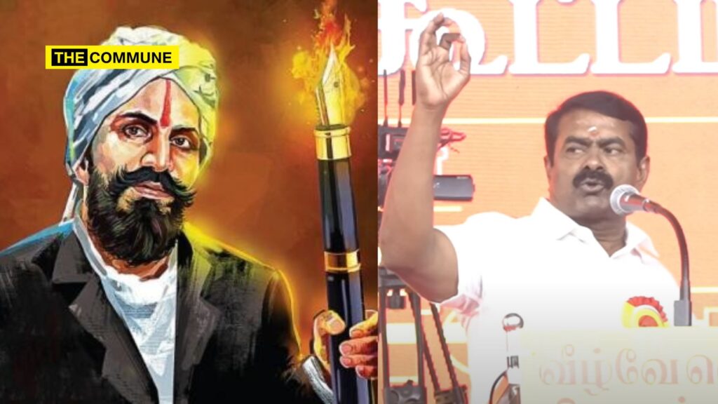 NTK Chief Seeman Lauds Mahakavi Subramania Bharati, Takes A Jibe At Dravidianists.