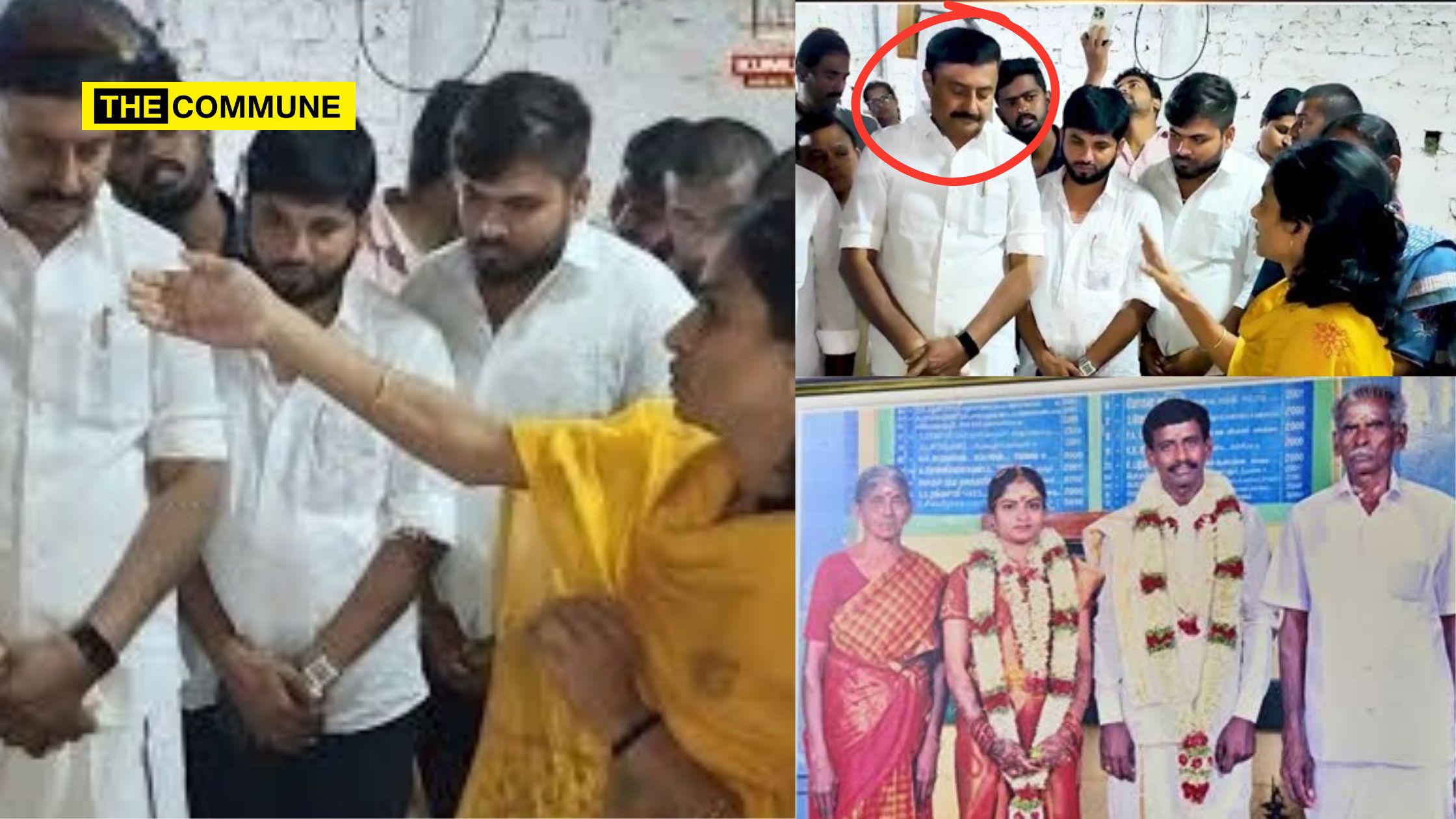 Victim's Wife Grills DMK Minister M.P. Swaminathan Over Palladam Triple Murder, Video Goes Viral Victim's Wife Grills DMK Minister MP Swaminathan Over Palladam Triple Murder, Video Goes Viral