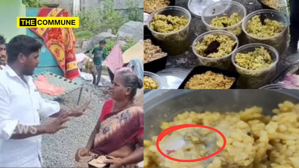 Dravidian Model: Municipal Officials Distribute Spoilt Fungus-Laden Food To Flood-Affected Victims In Viluppuram's Arakandanallur