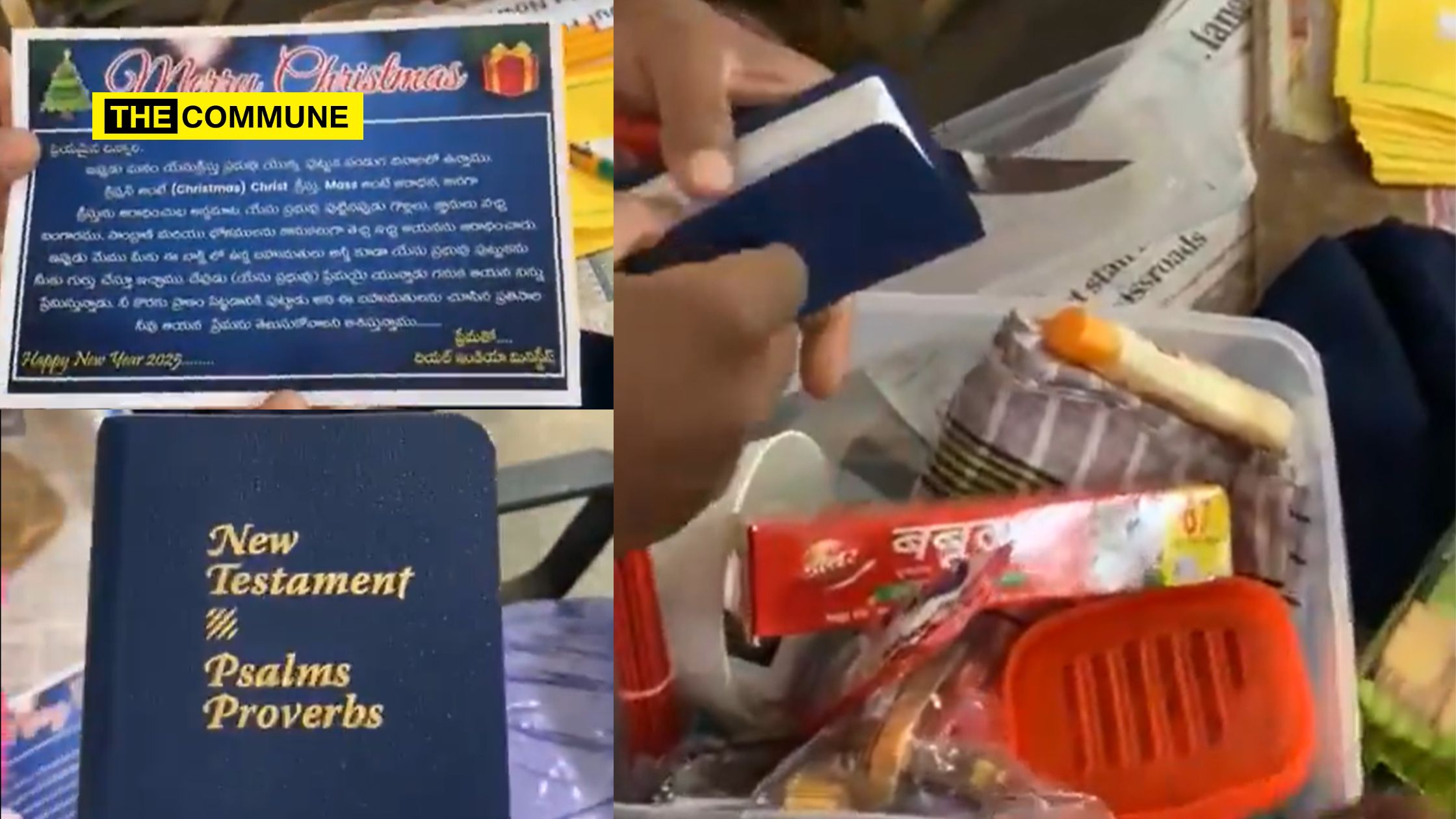 telangana teacher suspended distributing bible christmas gifts Teacher Suspended For Distributing Bibles & Christmas Gifts Sponsored By Missionary Org To Students In Telangana School
