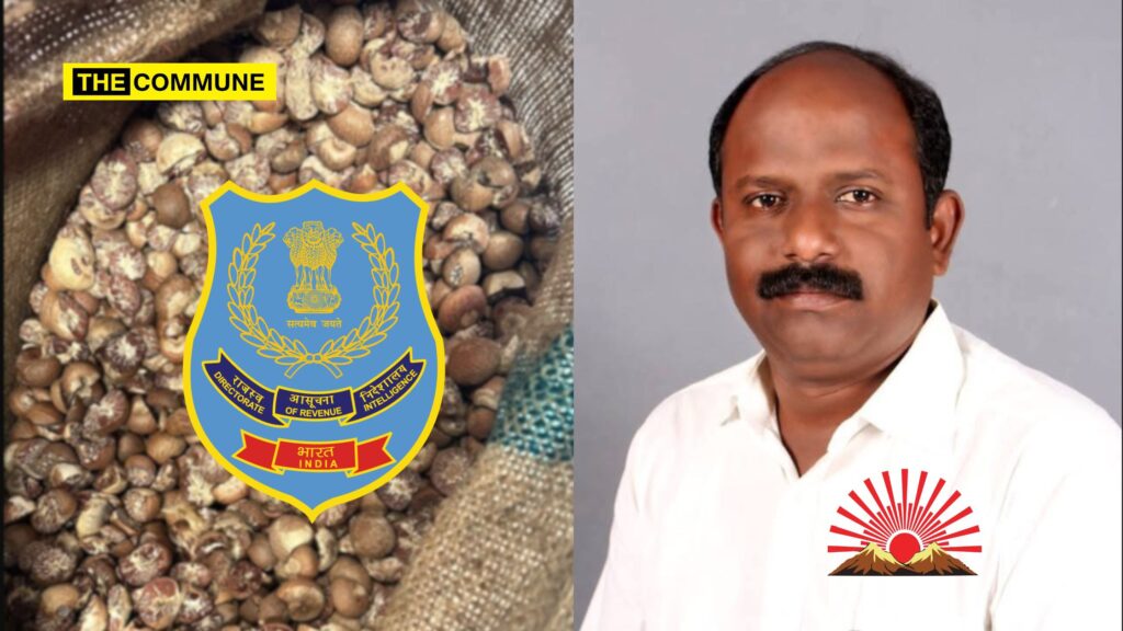 Thoothukudi DMK Councillor John alias Srinivasan was taken into custody by the DRI over a smuggling operation involving areca nuts.