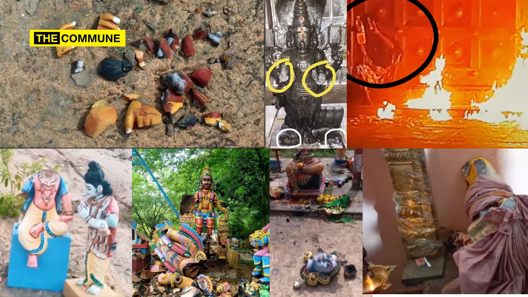 Instances Of Hindu Temples And Properties Vandalized By “Mentally Unstable” Persons Listing several cases where police have labeled the perpetrators who attacked temples as mentally unstable.