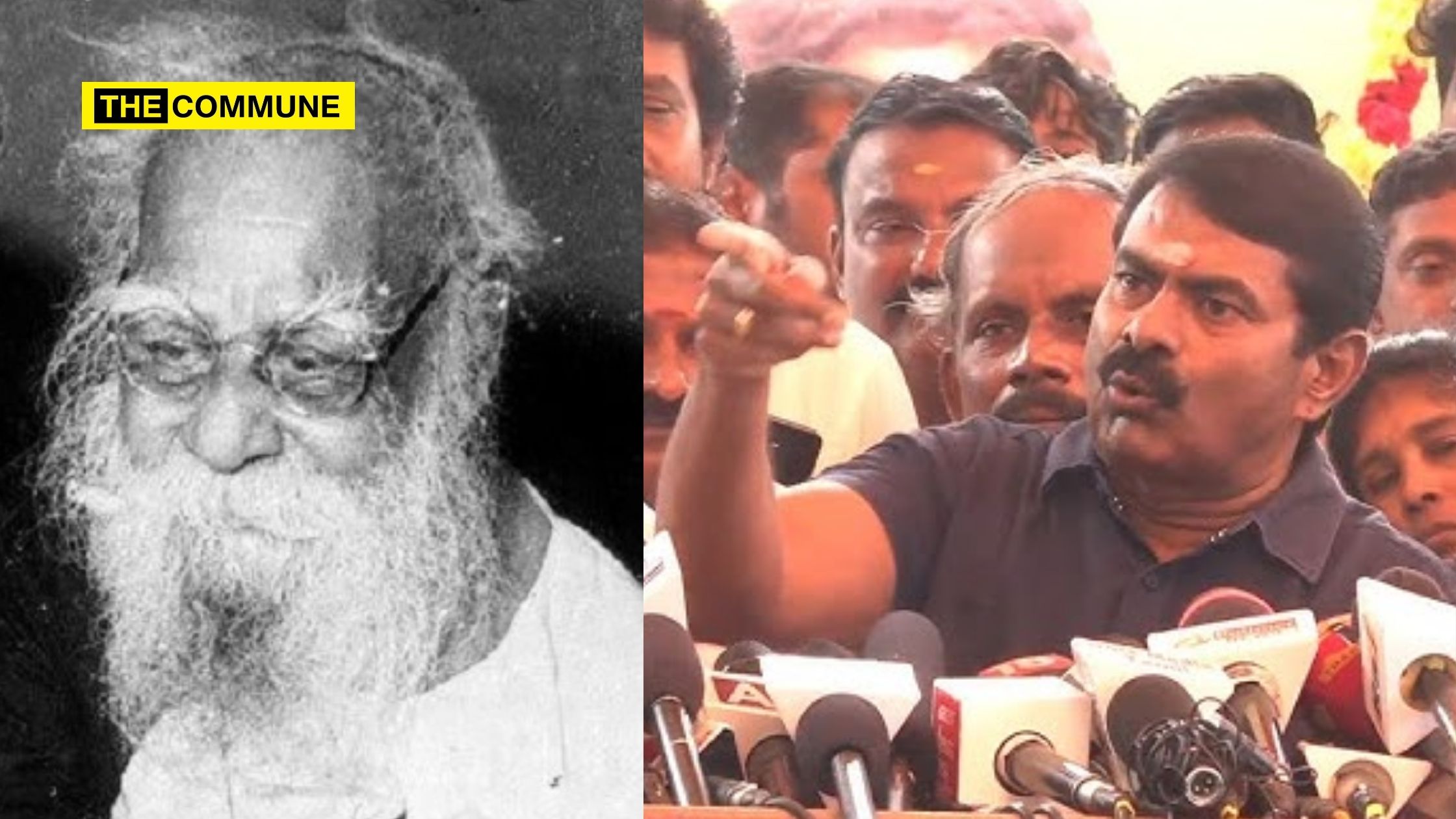 NTK Chief Seeman Continues To Attack EVR Busting The Halo Created By Dravidianists