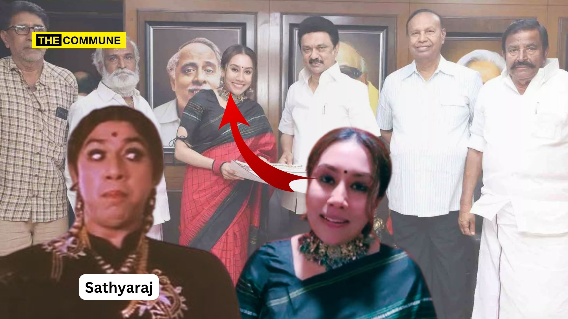 Rabid Dravidianist Actor Sathyaraj's Daughter Joins DMK