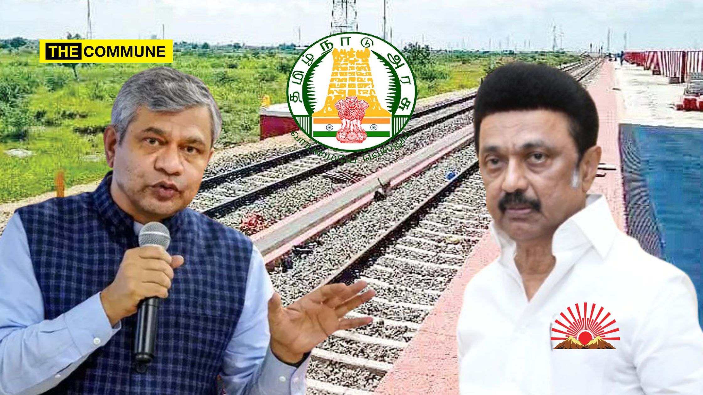Railways Ashwini Vaishnaw announced on 10 January 2025 that the 143.5-km broad-gauge (BG) railway line project from Madurai to Thoothukudi, passing through Aruppukottai had been scrapped due to opposition from the Tamil Nadu government.