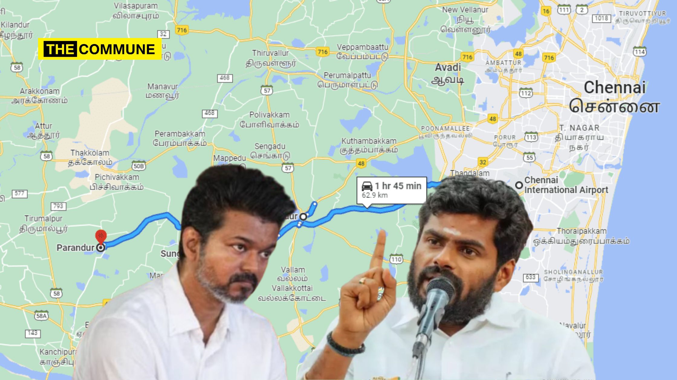 Vijay Adding Fuel To Fire Over Parandur Airport Issue BJP TN Leader Annamalai Vijay Adding Fuel To Fire Over Parandur Airport Issue, He Should Suggest Alternative Location, If He Is Responsible: BJP TN Leader Annamalai