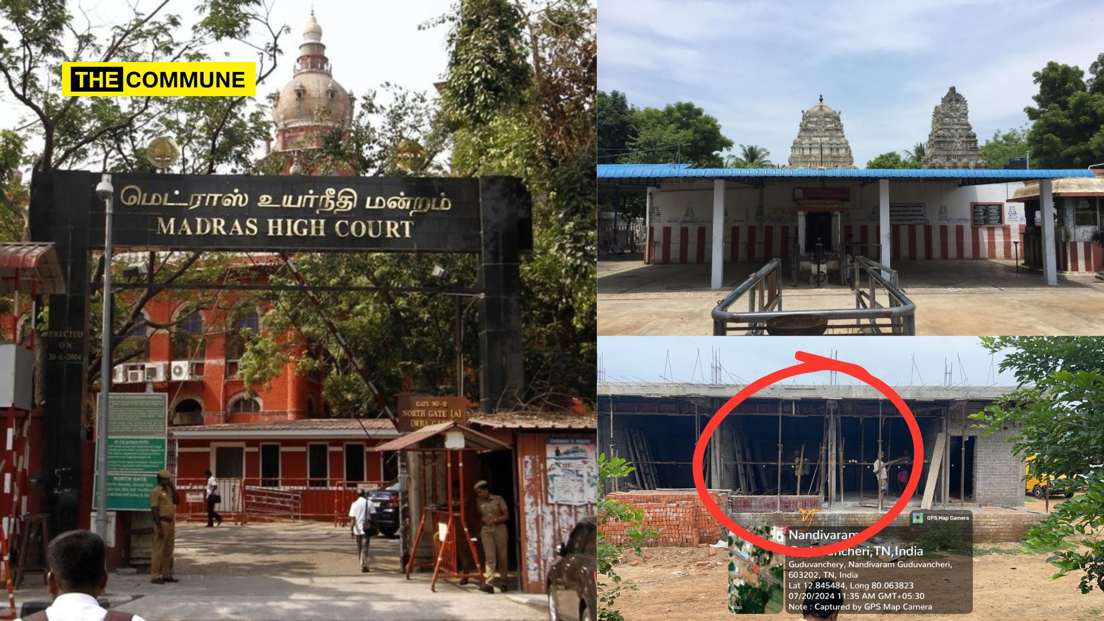 nandeeswarar temple nandivaram chengalpet jagannathan baskar hr&ce petitioners madras high court commercial complex Madras High Court Quashes Tender For Commercial Complex Construction Using Temple Funds Of Sri Nandeeswarar Temple, Chengalpet