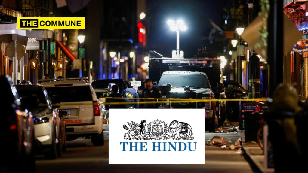 The Hindu Secularizes New Orleans ISIS Terror Attack Much Like Coimbatore "Cylinder Blast