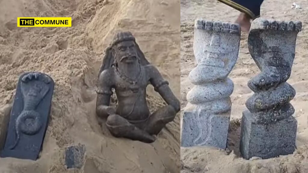 200-Year-Old Idols Uncovered At The Shores Of Thiruchendur