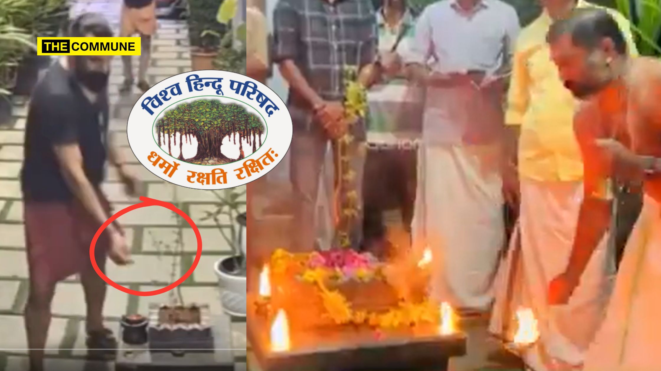 Vishwa Hindu Parishad Conducts Purification Ritual For Tulsi Plant Desecrated By Abdul Hakeem In Guruvayur