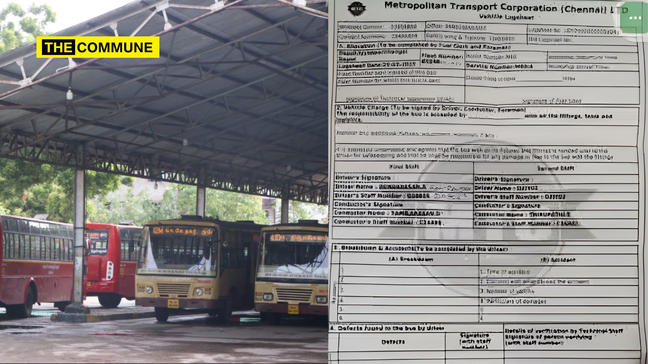 Transport Workers Shocked By Chennai Metropolitan Transport Corporation's Decision To Switch Bus Logbook To English