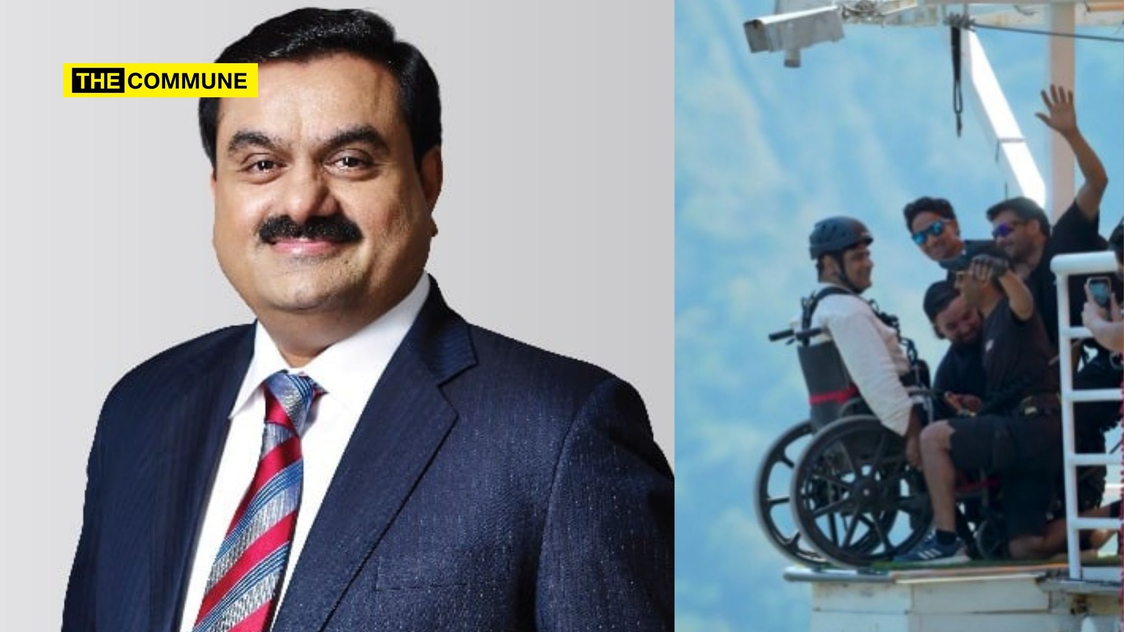 Gautam Adani Hails Wheelchair-Bound Employee’s Courage For Attempting Bungee Jumping