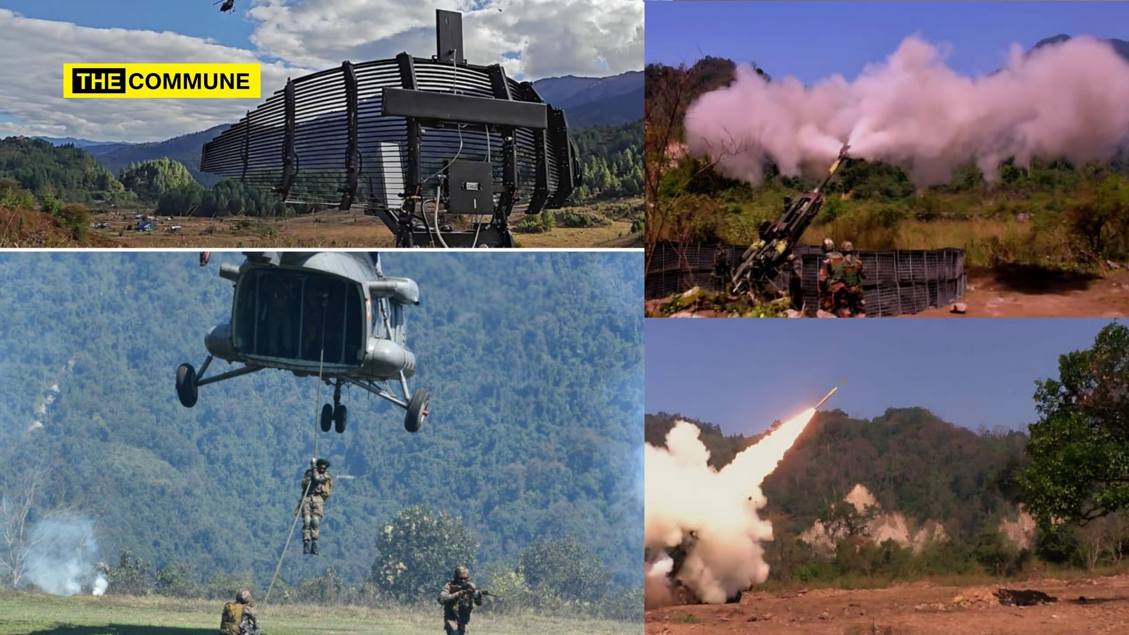 ‘Prachand Prahaar’, Army’s Tri-Service Multi-Domain Warfare Exercise In Arunachal Pradesh