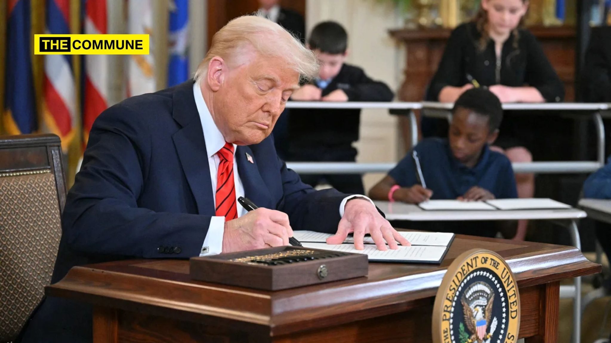 US President Donald Trump Signs Executive Order To Begin Dismantling ...