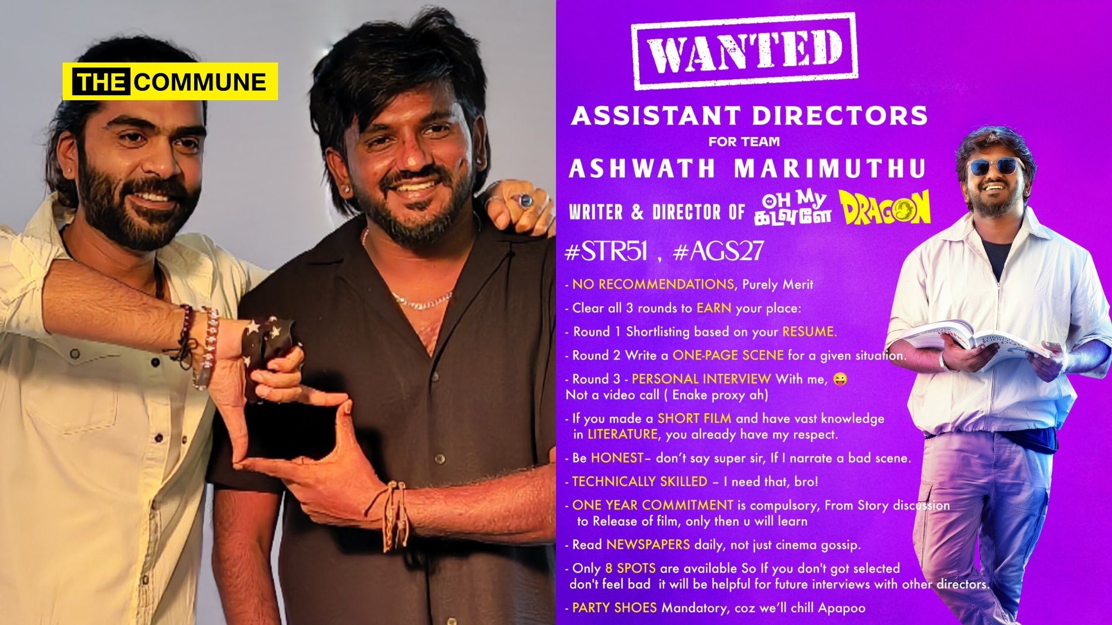 ‘Dragon’ Director Ashwath Marimuthu’s Interesting Job Notification For Aspiring Directors