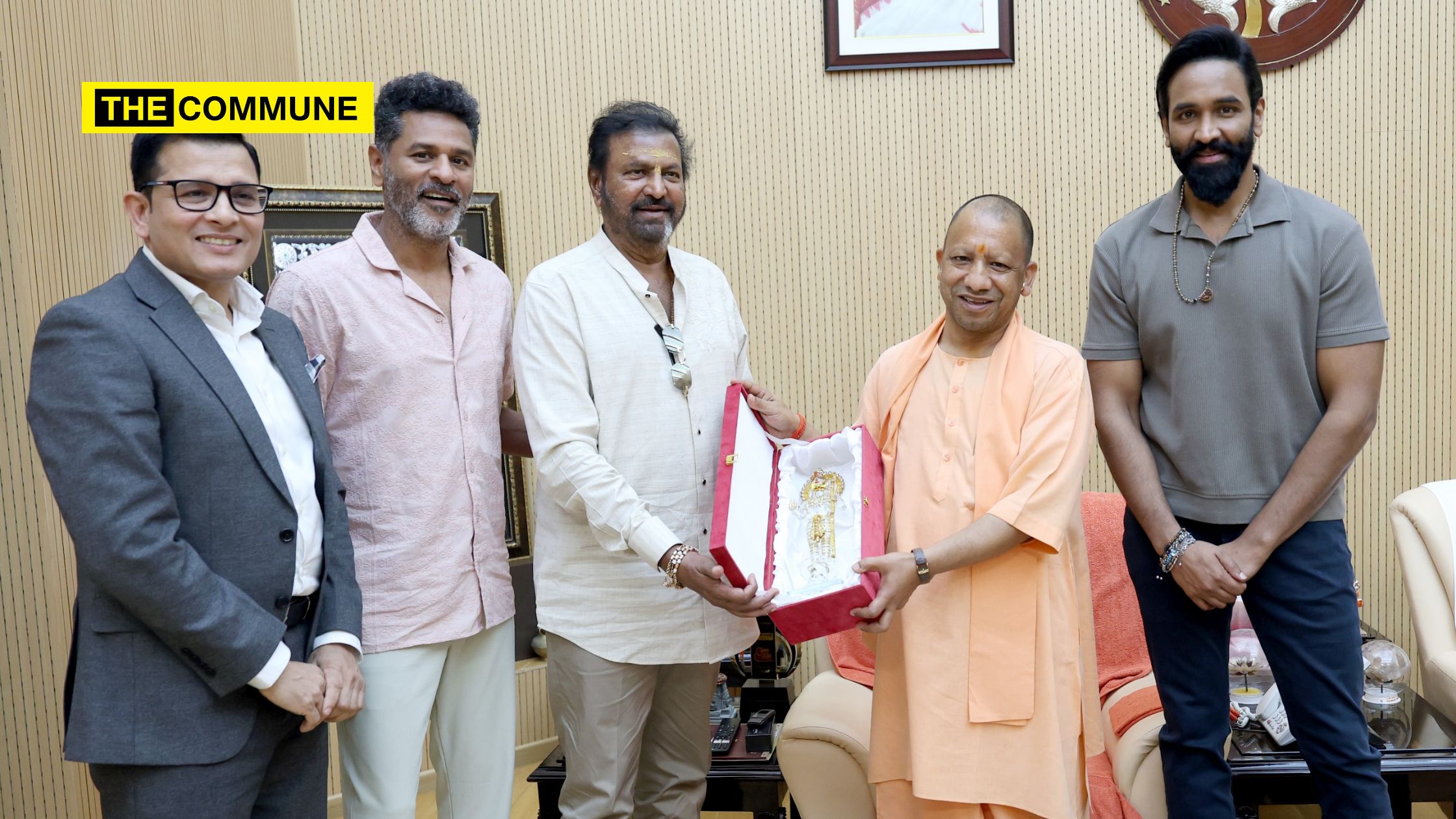 Legendary Dancer Prabhu Deva Meets UP CM Yogi Adityanath