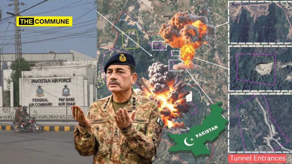 asim munir chief of army staff pakistan bunker nur khan airbase noor khan india
