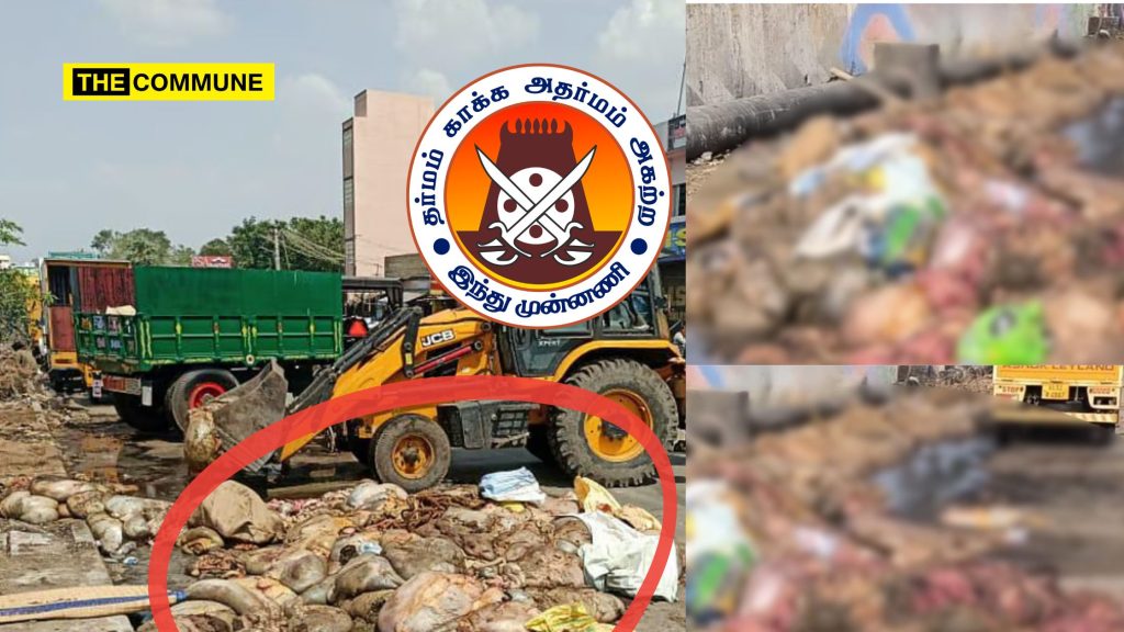 hindu munnani dmk beef waste vaigai river