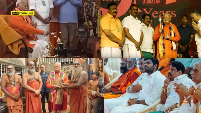 rss sarsanghachalak mohan bhagwat perur aatheenam 100 years shiva velvi pujai coimbatore annamalai velumani nainar