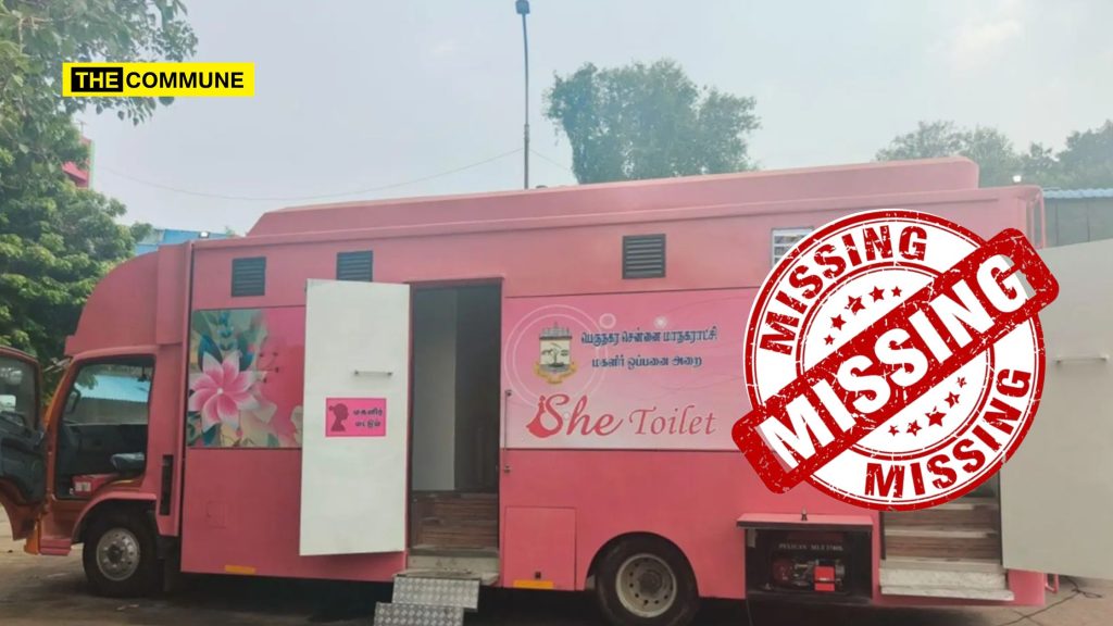 'she' mobile toilet buses missing chennai