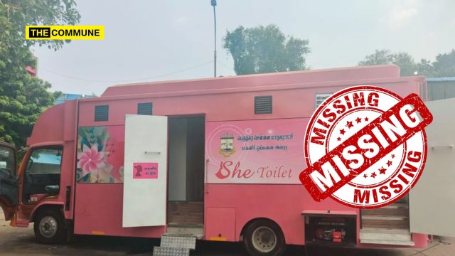 'she' mobile toilet buses missing chennai