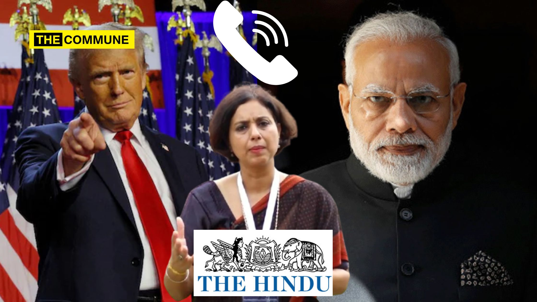suhasini haidar the hindu trump modi phone call