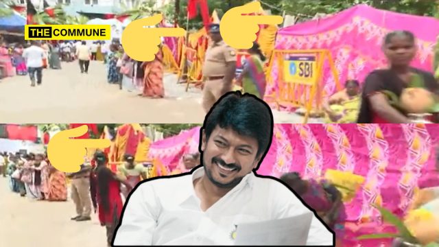 udhayanidhi stalin slums hidden with screens chepauk lock nagar dmk