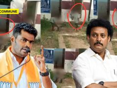 BJP Leader Annamalai Slams DMK Education Minister Anbil Mahesh After Viral Video Shows Children Cleaning Toilets In Pudukottai Primary School annamalai anbil mahesh