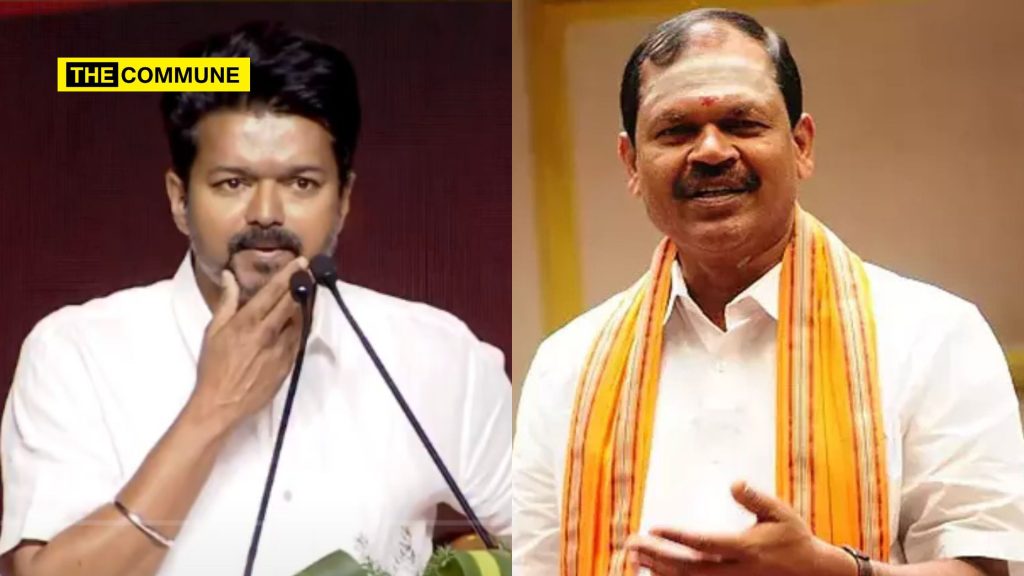 arjun sampath imk vijay tvk dmk