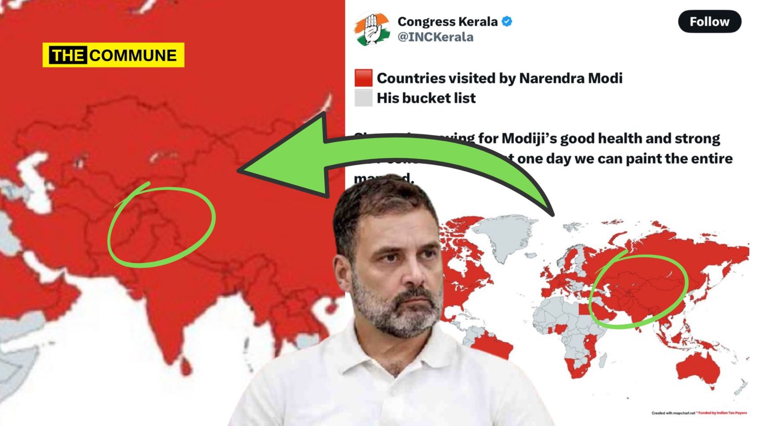 Congress Shares Distorted Map Of India Yet Again, Depicts PoK As Part ...
