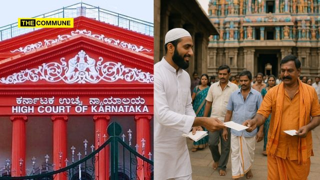karnataka high court pamphlet distribution muslim