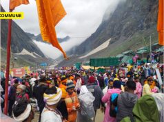 Amarnath Yatra Halted Temporarily As Weather Disrupts Routes amarnath yatra pahalgam terror attack kashmir pilgrims