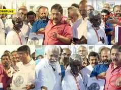 DMK Stooge Suriya’s Father “Cell Thatti” Sivakumar Behaves Rudely With Cameraman cell thatti sivakumar dmk suriya