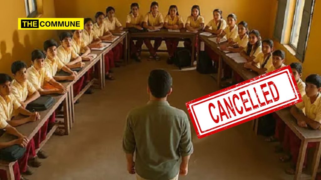 pa shaped seating arrangement classroom tamil nadu scrapped kerala movie inspiration