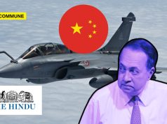 Was ‘The Hindu’ Part Of China’s Covert Operation To Sabotage India’s Rafale Deal And Weaken National Security? rafale china the hindu n ram india