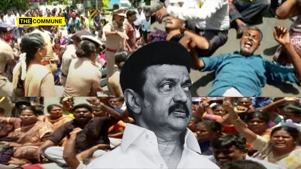 stalin dmk teachers protest tamil nadu dravidian model election manifesto poll promise 181