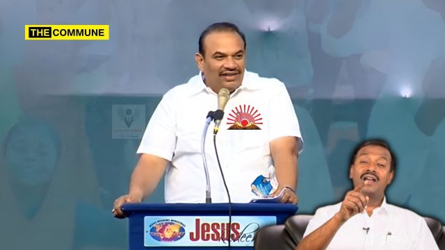 DMK MLA Inigo Irudayaraj Uses Fake Data To Peddle Victimhood And Instigate Christians At Evangelical Event Organized By Pastor Mohan C Lazarus Who Spewed Venom Against Hindus