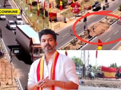 Divider Broken On National Highway For Vijay’s Car To Easily Enter TVK’s Rally Location In Madurai tvk vijay car divider national highway
