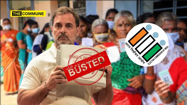 Rahul Gandhi’s ‘Vote Theft’ Allegations Face Pushback As Claims Debunked rahul gandhi vote theft vote chori