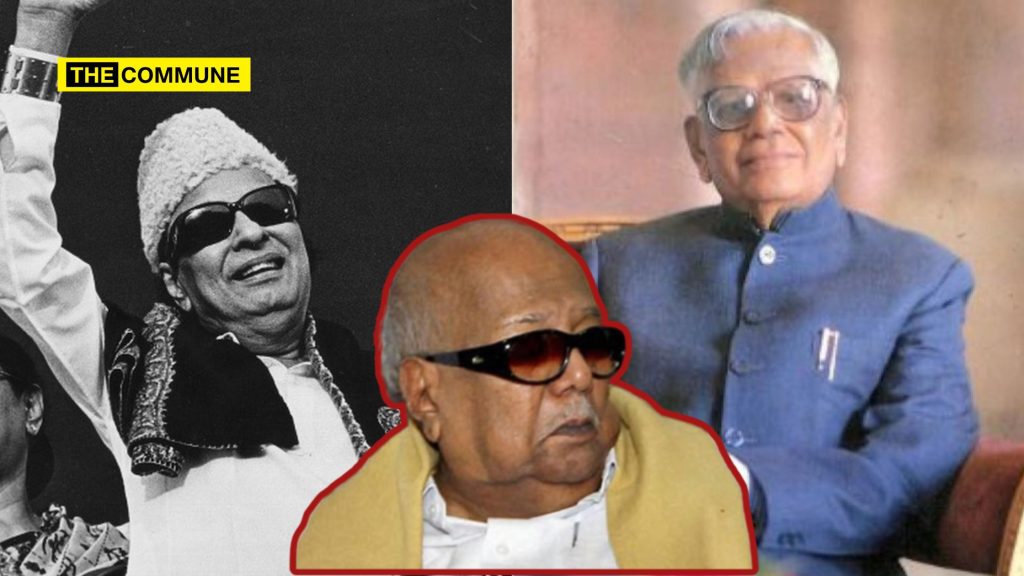 r venkataraman mgr karunanidhi