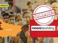 “Misleading”: Bihar Chief Electoral Officer Busts Claims Made In Newslaundry Report On Voter Roll “Irregularities”