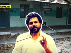 DMK Stooge Actor Karthi Says “TN Govt Schools Are Excellent”, But 207 Of Them Have Been Shut Down Owing To Zero Student Enrollment dmk stooge karthi anbil mahesh excellent govt schools shut down tamil nadu tn zero enrollment