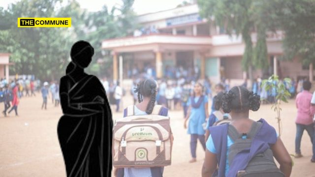 govt aided school teacher casteist remarks students suspended