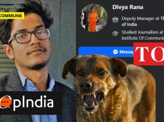“TOI Deputy Manager” Unleashes Vulgar Abuse Against OpIndia Assistant Editor Over Post About Child’s Rabies Death opindia journalist times of india toi rabies death child abuse