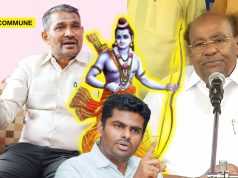 INDI Ally VCK Leader Vanni Arasu Spews Venom Against Hindus: Says Rama Killed A Tribal For Brahmins, Links Ramayana To Honour Killings To Hit At PMK Leader Ramadoss, Quotes Ambedkar To Say There’s No Equality In Hinduism “Rama Killed For Brahmins, Ramadoss Acts To Uphold Brahmin Ideology”, VCK Dy Secy Vanni Arasu Spews Venom Against PMK Founder, BJP Leader Annamalai condemns remarks