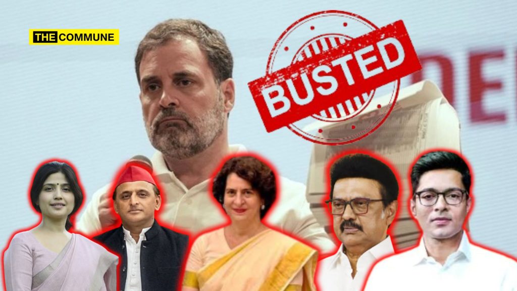 vote chori voter fraud indi alliance rahul gandhi congress opposition