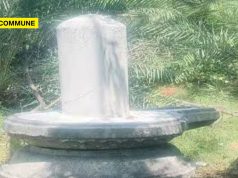 1,400-Year-Old Shivalinga Unearthed At Karunkuttai Crematorium In Uthiramerur crematorium shivalinga