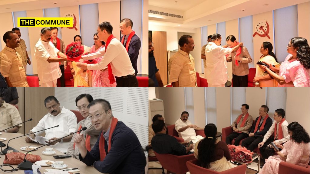 Chinese Communist Party Delegation Visits CPI(M) Headquarters In Kerala
